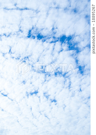 Cloud high cumulus cloud cloud piece blue sky general sky and clouds white clouds autumn sky background material cloud composite background 18895267