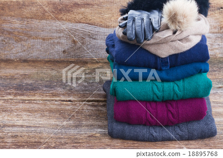 set of woolen clothes 18895768