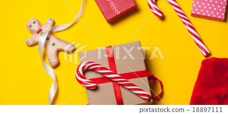 Christmas gifts and candy 18897111