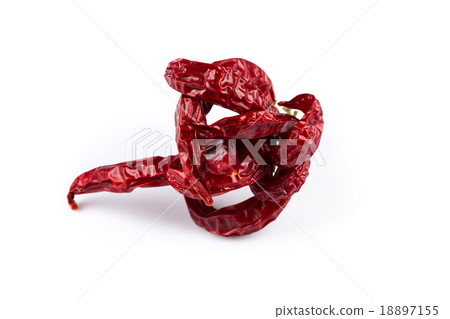 Dried red chili peppers 18897155