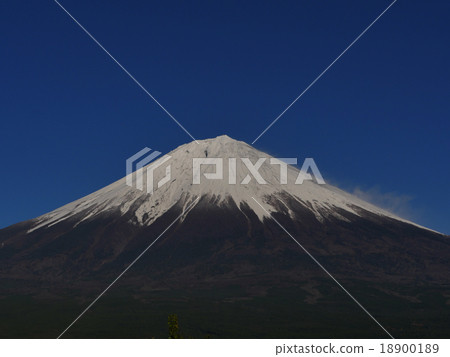 從Shiraito瀑布附近的富士日落 18900189