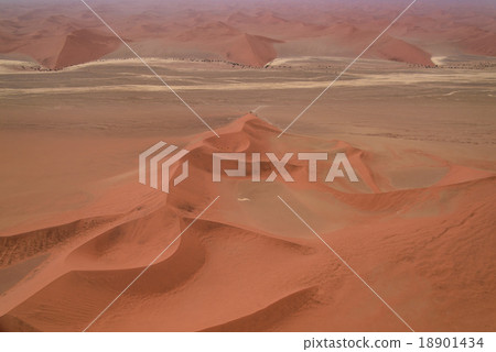 Sand dune in the Namib desert Aerial photograph Sand dune in the Namib desert Aerial photograph 18901434