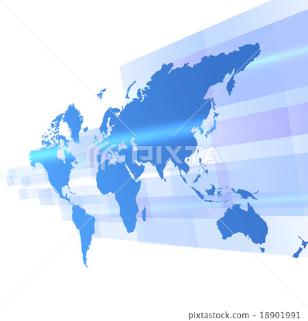 Business world map 18901991