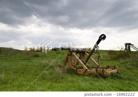Dramatic clouds and an ancient camp 18902222