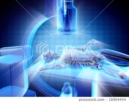 x-ray examination of human bones 18904454