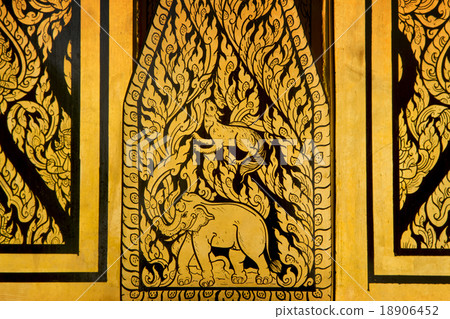 Traditional Thai style painting art Traditional Thai style painting art 18906452
