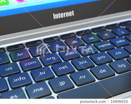 Domain internet communication concept.  18906650