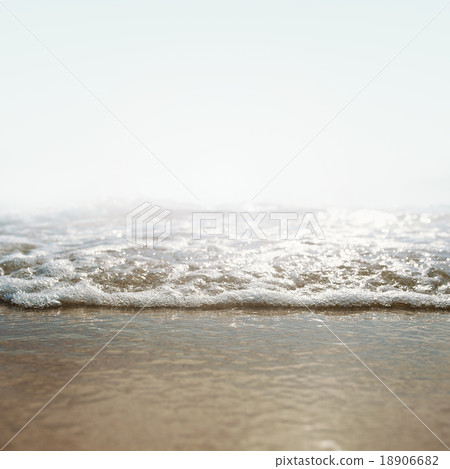Sea and sand on the beach Sea and sand on the beach 18906682