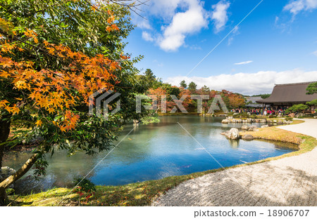 Kyoto World Heritage Site Tenryuji Saugen Pond 18906707