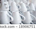 White coffee cups 18906751