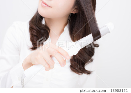 頭髮熨燙女士 18908151