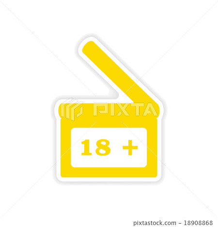 icon sticker realistic design on paper 18908868