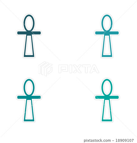 assembly realistic sticker design on paper ancient assembly realistic sticker design on paper ancient 18909107