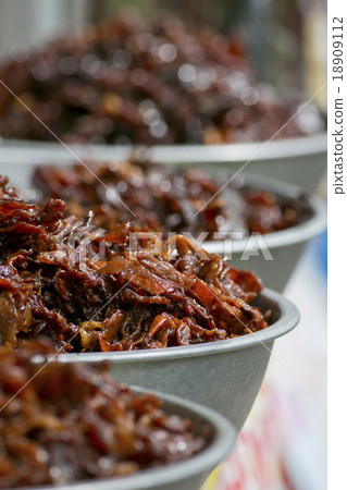 Deep fried marinated beef and pork Deep fried marinated beef and pork 18909112