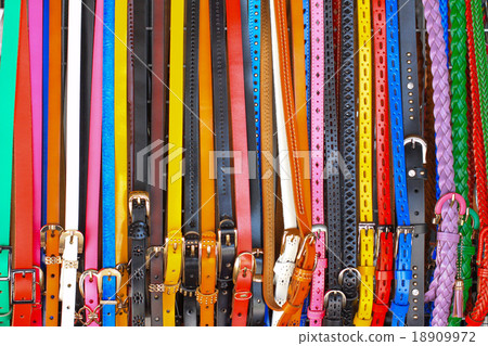 Colorful fashion belt sell in Thailand 2015. 18909972