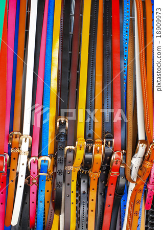 Colorful fashion belt sell in Thailand 2015. 18909973