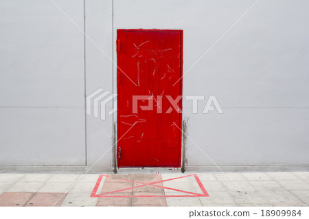 Emergency Exit with Exit Sign. 18909984
