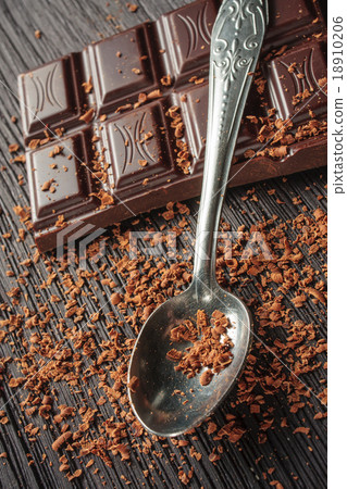 Closeup of dark chocolate Closeup of dark chocolate 18910206