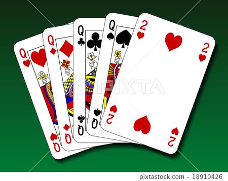 Poker hand - Four of a kind 18910426