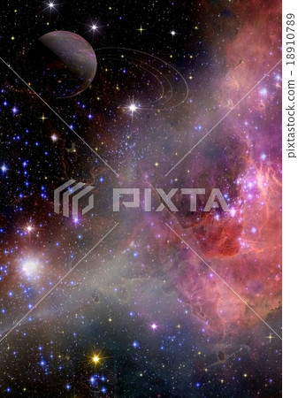 galaxy in a free space 18910789