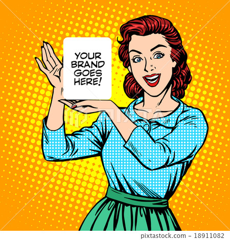 Promo girl your advertising brand here 18911082