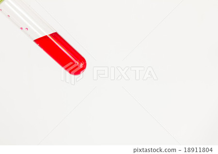 Glass tube used in biochemical analysis. Glass tube used in biochemical analysis. 18911804