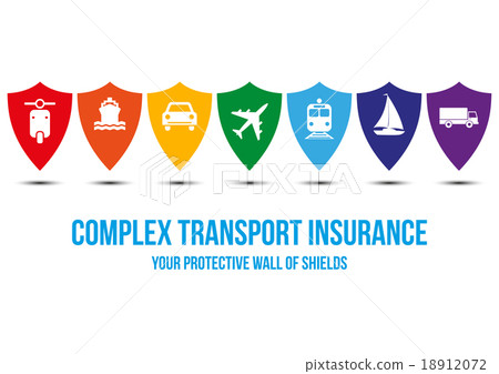 Complex transport insurance design concept 18912072