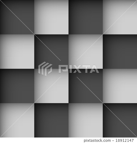 Seamless black and white checks wallpaper Seamless black and white checks wallpaper 18912147