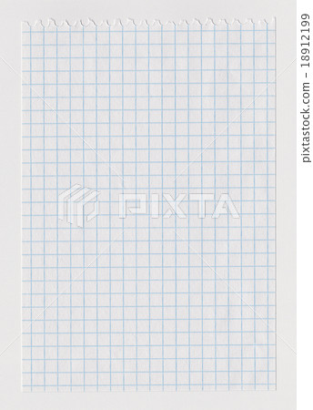 Checked notebook sheet Checked notebook sheet 18912199