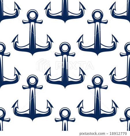 Marine anchors seamless pattern background Marine anchors seamless pattern background 18912770