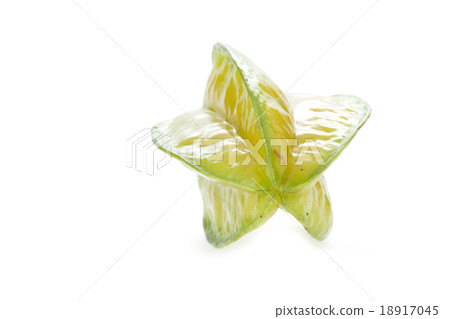 carambola, star fruit isolated on white background 18917045