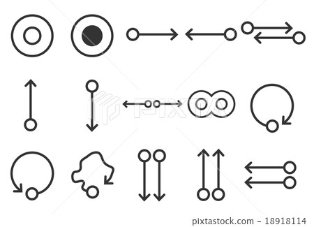 Mobile touch gesture icons 2 18918114