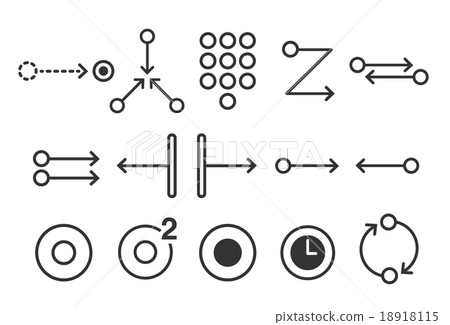 Mobile touch gesture icons 1 18918115
