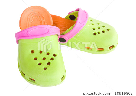 Colorful children's rubber sandals 18919802