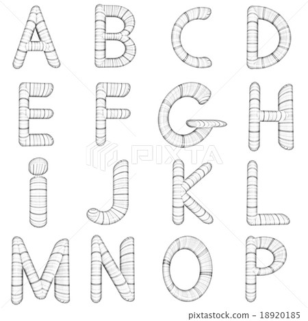 Wooden Alphabet set 18920185
