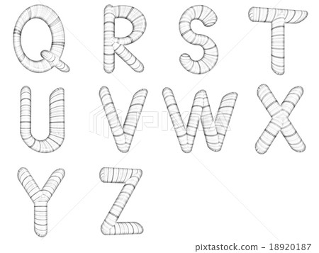 Wooden Alphabet set 18920187