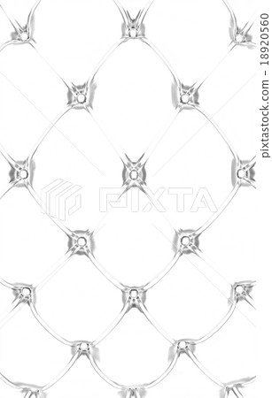 Sepia picture of genuine glossy silver upholstery 18920560