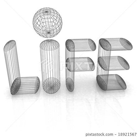 3d text "life" 3d text "life" 18921567