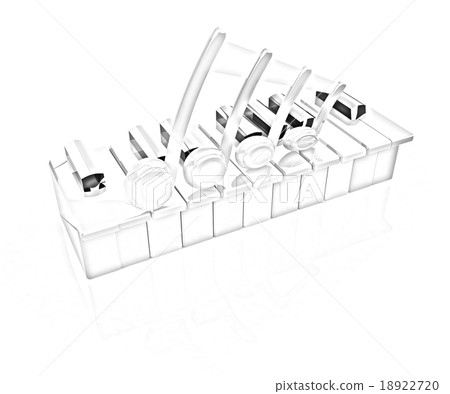 Colorfull piano keys Colorfull piano keys 18922720