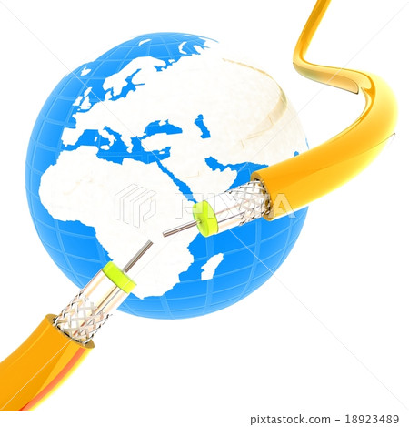 Cables for high tech connect and Earth 18923489