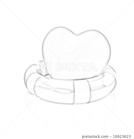 Heart and life belt. Concept of life-saving Heart and life belt. Concept of life-saving 18923623