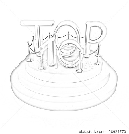 Top ten icon on white background Top ten icon on white background 18923770