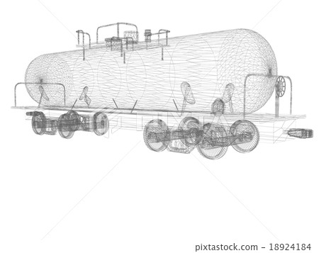3D model cistern car 3D model cistern car 18924184