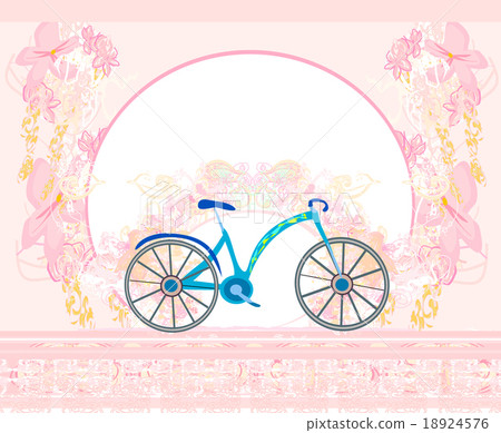 Stock Illustration: vector bicycle poster