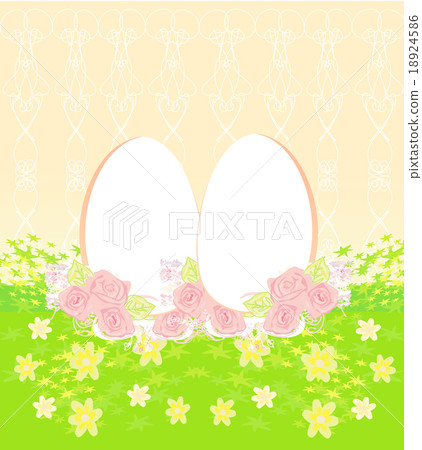 Easter Egg On Grunge Background 18924586