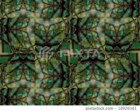 Green abstract kaleidoscope background Green abstract kaleidoscope background 18926381