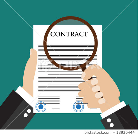Contract inspection concept  18926444