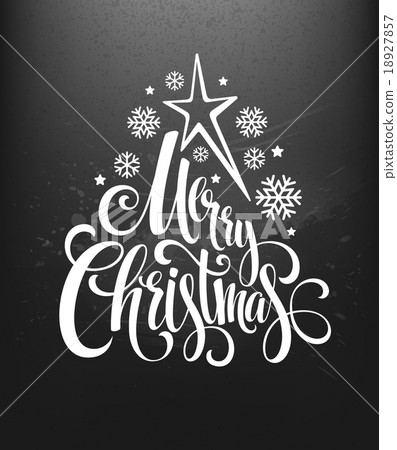 Christmas decoration on chalk board. Vector Christmas decoration on chalk board. Vector 18927857