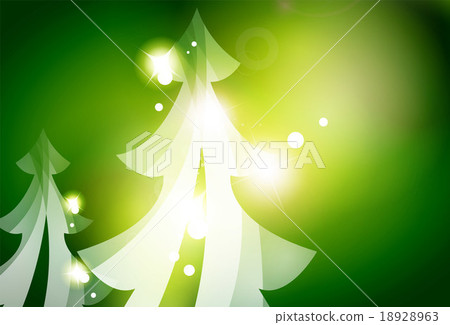 Holiday green abstract background, winter Holiday green abstract background, winter 18928963