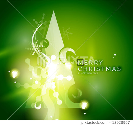 Holiday green abstract background, winter Holiday green abstract background, winter 18928967